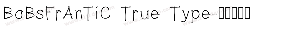 BoBsFrAnTiC True Type字体转换
